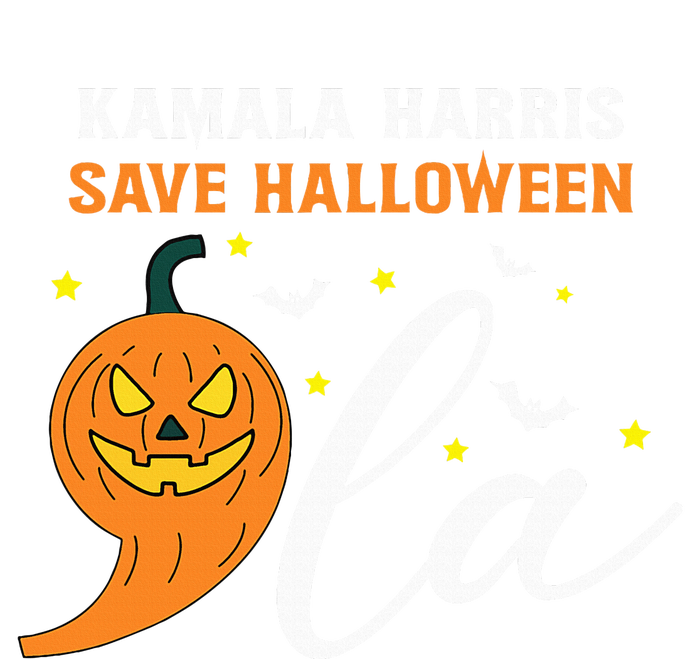 Comma +  La Pumpkin Kamala Harris Save Halloween 2024 Toddler Sweatshirt