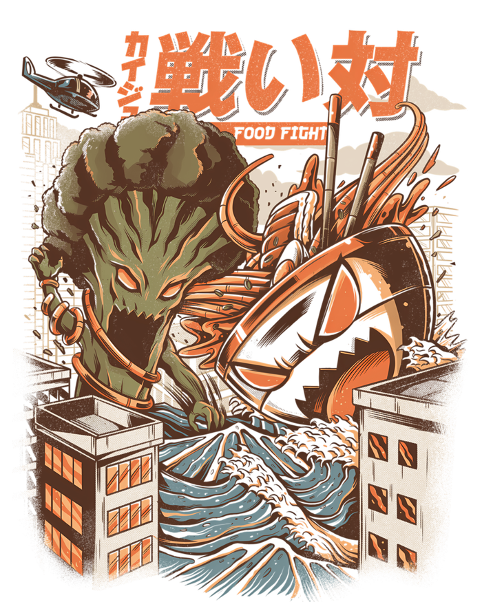 Brocco Vs Ramen Kaijus T-Shirt