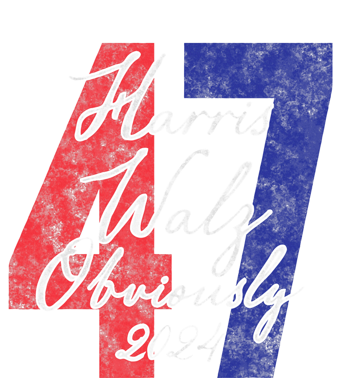 Harris Walz Obviously 2024 Kamala Harris 47th President T-Shirt