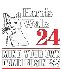 Harris Walz Waltz 2024 Mind Your Own Damn Business Coaster