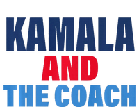 Kamala And The Coach Tim Walz And Kamala Harris High Crown Mesh Back Trucker Hat