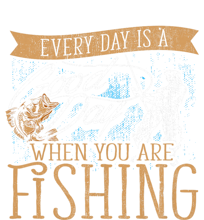 Funny Fishing Rod Fish Fisherman Every Day Is A Good Day When You Are Fishing Dry Zone Grid Polo