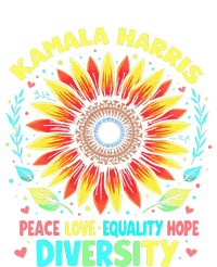 Kamala Harris Peace Love Equality Hope Diversity T-Shirt