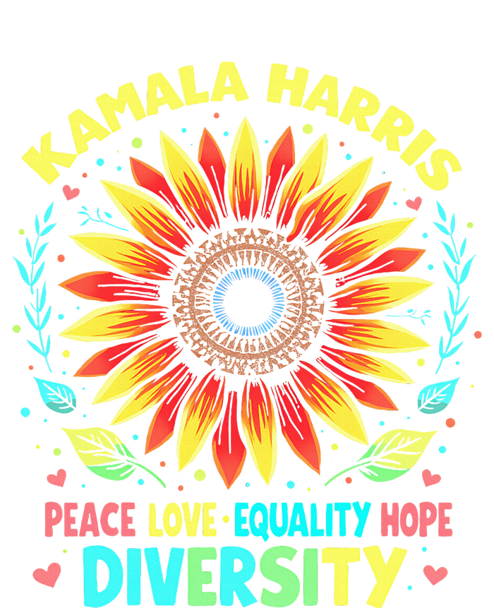 Kamala Harris Peace Love Equality Hope Diversity T-Shirt