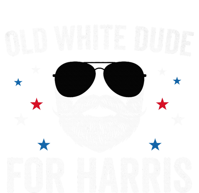 Old White Dude For Harris Comma La 2024 White Beard Premium Tie-Dye T-Shirt