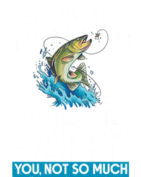 Fishing Makes Me Happy You Not Angling Hunting Premium Hoodie