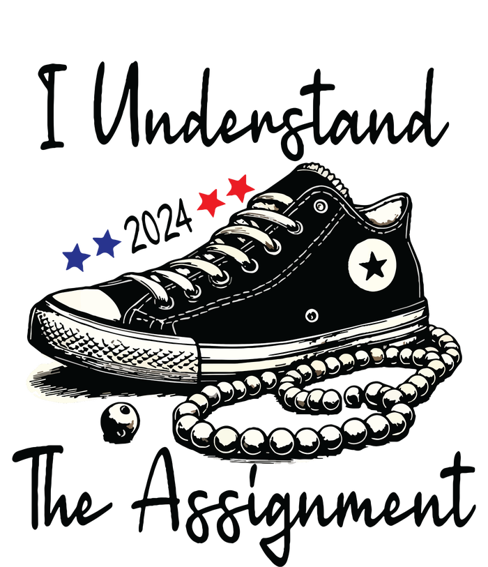 I Understand The Assignment Chucks And Pearls Election 2024 12 oz Stainless Steel Tumbler Cup