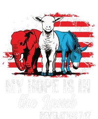 My Hope Is In The Lamb Funny Scripture Elephant Donkey Us Long Sleeve Pajama Set