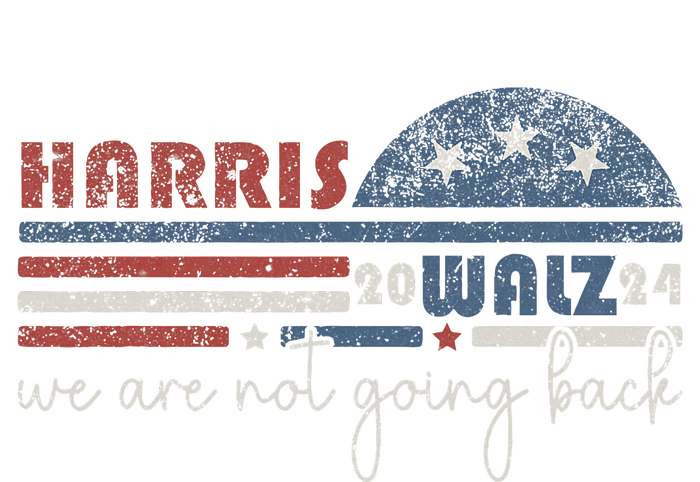 Harris Waltz 2024 Were Not Going Back Retro T-Shirt