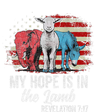 My Hope Is In The Lamb Funny Scripture Elephant Donkey Us Womens CVC Long Sleeve Shirt