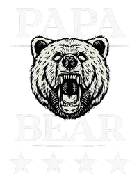 Papa Bear Distressed Font T-Shirt