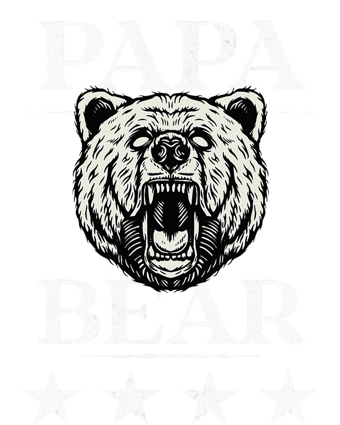 Papa Bear Distressed Font T-Shirt