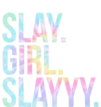 Slay Girl Slay Tie Dye Pom Pom 12in Knit Beanie