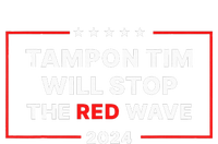 Tampon Tim Will Stop The Red Wave Funny Vote Harris Walz Kids Hoodie