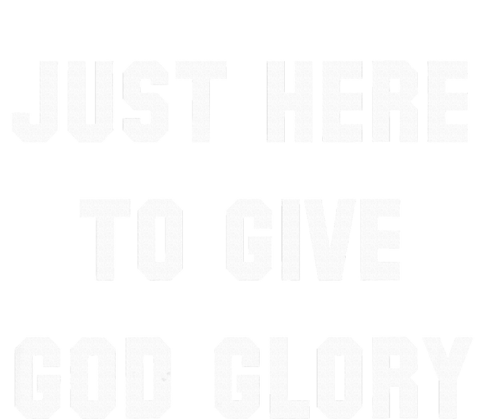 Just Here To Give God Glory Wool Snapback Cap