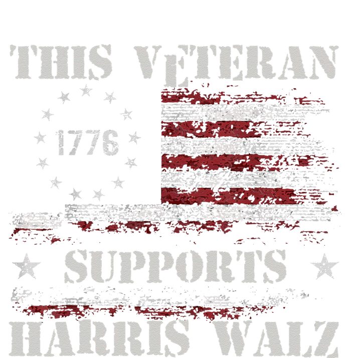 Veterans For Walz 2024 Election Wool Snapback Cap