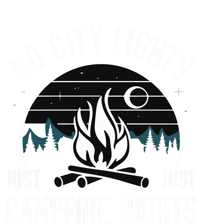 No City Lights Just Campfire Nights Mesh Reversible Basketball Jersey Tank