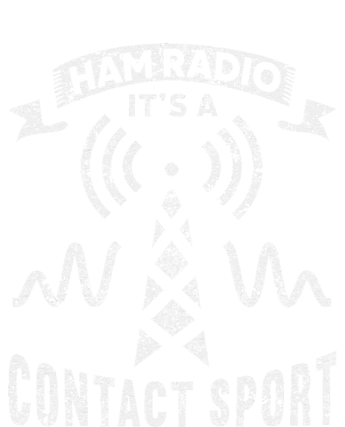 Ham Radio ItS A Contact Sport Funny Ham Radio Flexfit Unipanel Trucker Cap