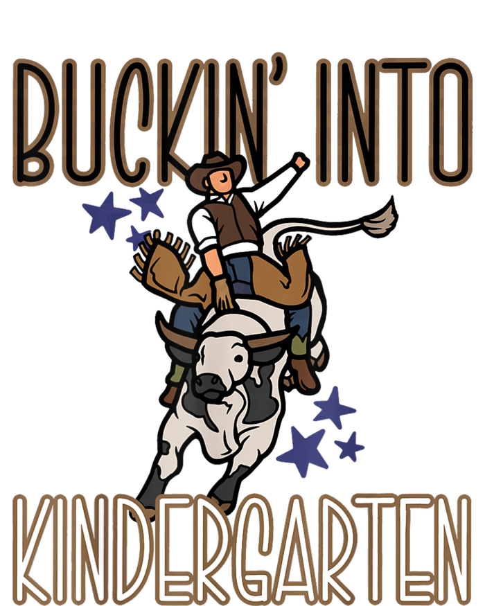 Buckin Into Kindergarten Back To School Cowboy Western Cooling Performance Crew T-Shirt