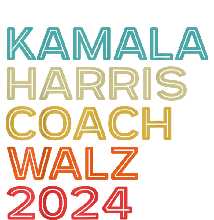 Harris Waltz 2024 Kamala Harris Coach Walz 2024 Retro Style Snapback Five-Panel Rope Hat