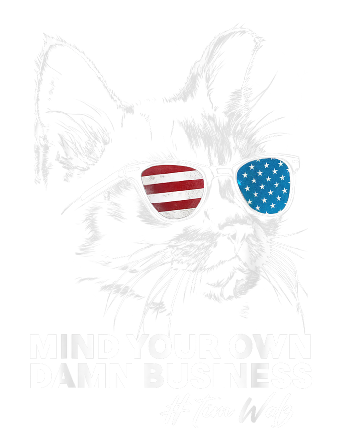 Walz Mind Your Own Damn Business Harris Waltz Cat Lady T-Shirt