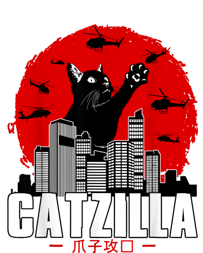 Catzilla Cute Cat Stuff For Cat Lover Cat Mom Cat Dad T-Shirt