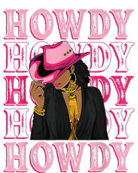 Howdy Retro Western Black Cowgirl African American Kids Hoodie