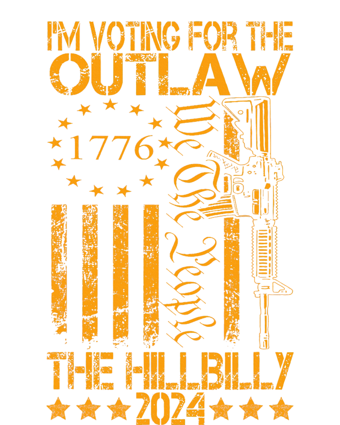 IM Voting For The Outlaw And The Hillbilly 2024 Pro 45 T-Shirt