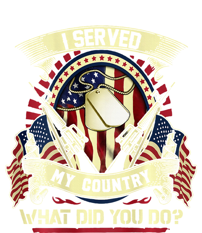 I Served My Country What Did You Do Veteran Zip Tote Bag