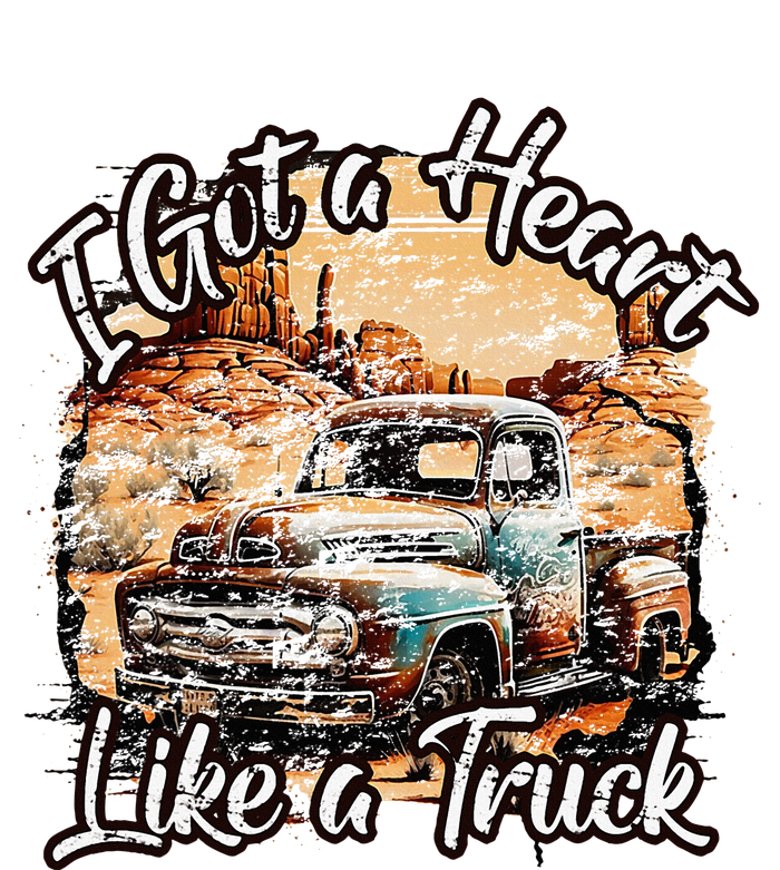 I Got A Heart Like A Truck Country Old Rusty Truck T-Shirt