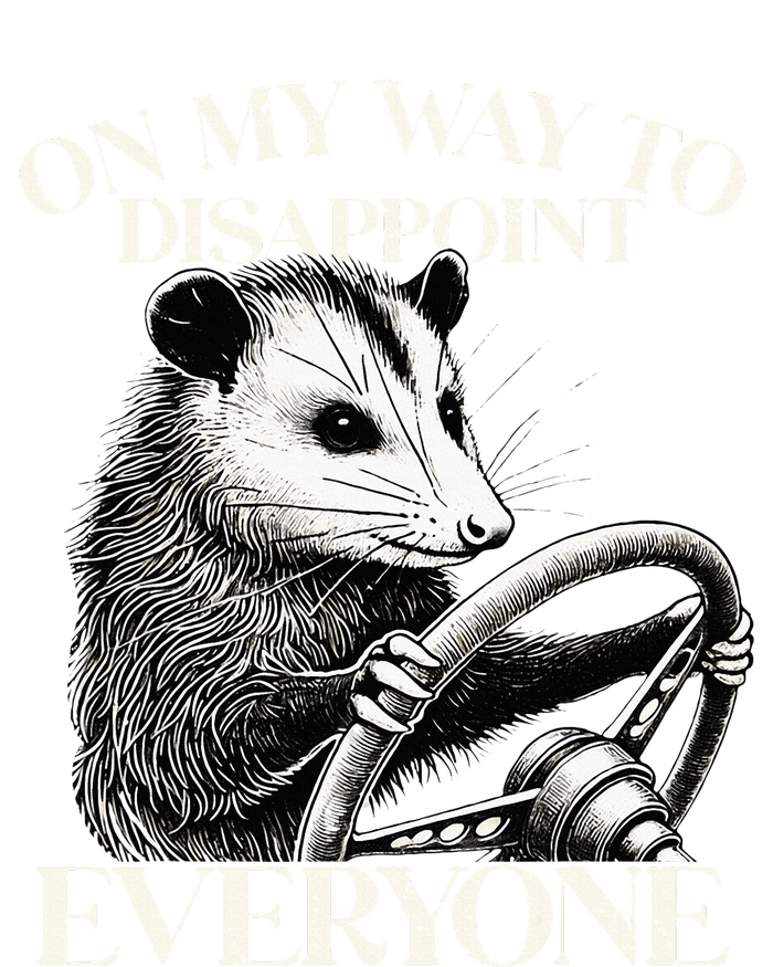 Retro On My Way To Disappoint Everyone Funny Opossum Lover Tall Long Sleeve T-Shirt