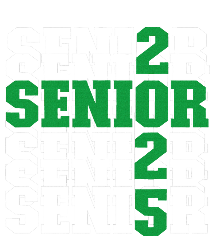 Back To School Officially A Senior Green Senior 2025 PosiCharge Competitor Tank