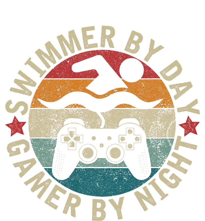 Swimmer By Day Gamer By Night Swimming PosiCharge Competitor Tank