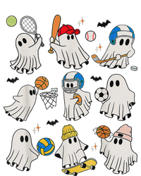 Cute Boo Ghost Funny Halloween Baby Ghosts Sport Lover Retro Long Sleeve Shirt