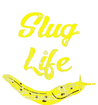 Slug Life Yellow Banana Slug Distressed Grommeted Golf Towel