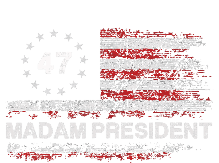 Madam President 47 2024 Us Flag Vintage T-Shirt