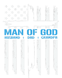 Man Of God Cross American Flag Jesus Christian Tall Hoodie