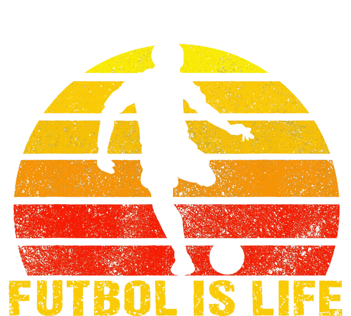 Futbol Is Life Vintage Soccer Player Sports Futbol T-Shirt