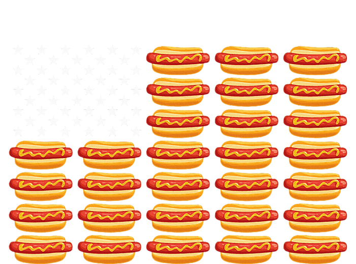 Hot Dog American Flag T-Shirt