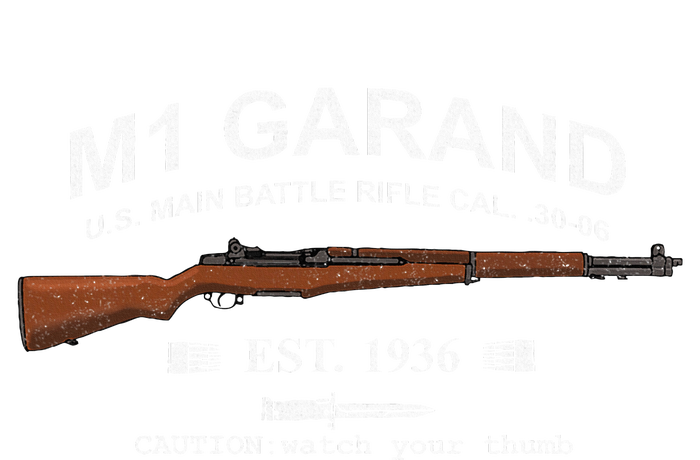 M1 Garand Rifle Gun Wwii Watch Your Thumb Est 1936 T-Shirt