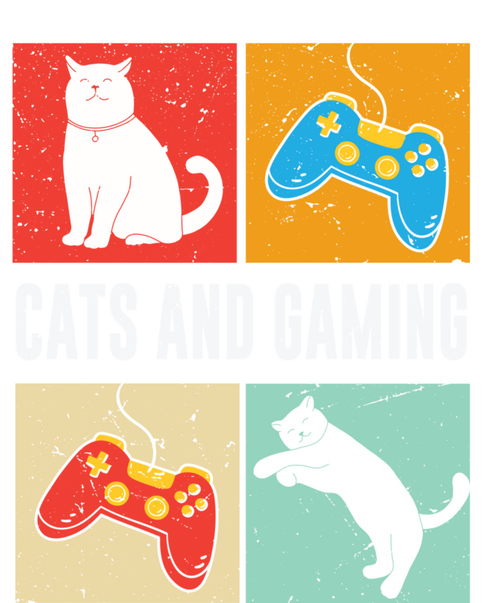 Cats And Gaming For The Cat Lover Gamer Video Game Player Kids Long Sleeve Shirt