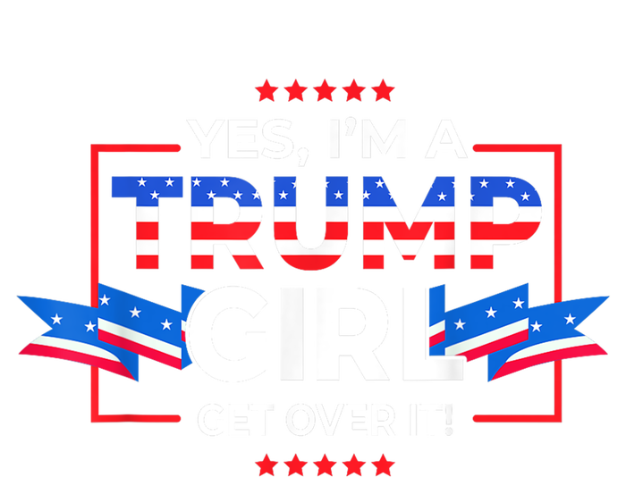 Yes IM A Trump Girl Get Over It Support Trump 2020 Valucap Bio-Washed Visor