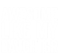 Awesome Like My Daughter Dad Fathers Day Women's V-Neck T-Shirt