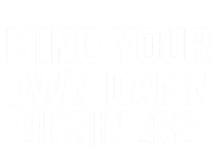 Mind Your Own Damn Business Harris Waltz 2024 Election High Crown Mesh Back Trucker Hat