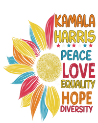 Kamala Harris Peace Love Equality Hope Diversity T-Shirt