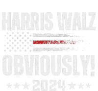 Retro Harris Walz Obviously 2024 Vintage American Flag Mousepad