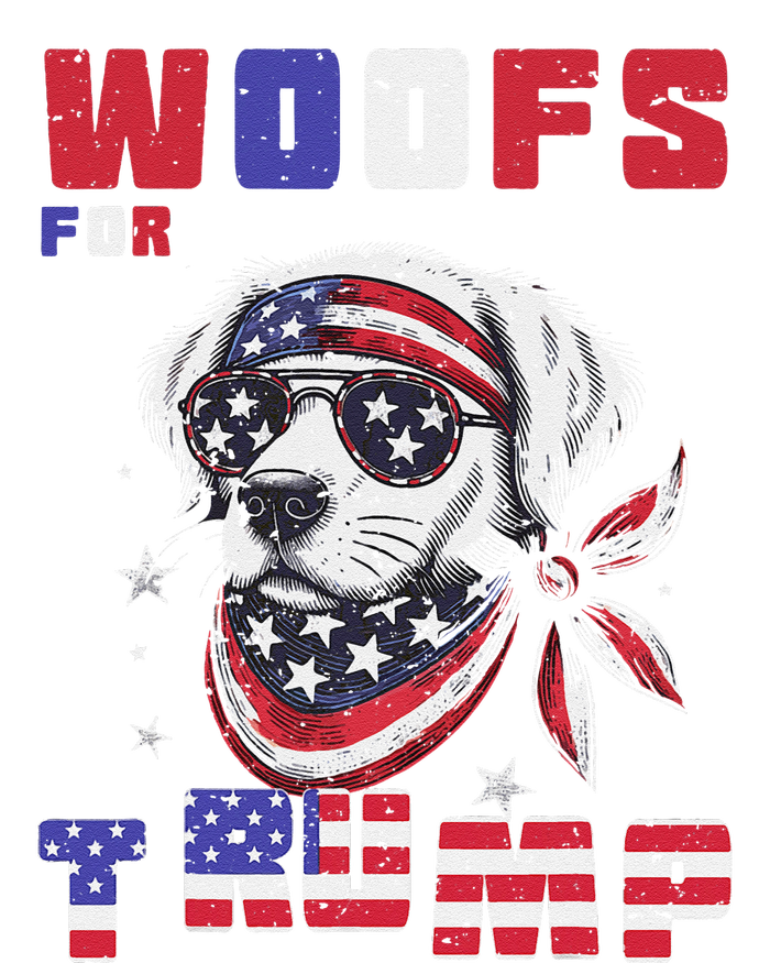 Woofs For Trump 2024 Dogs Republican Elections President Fun Tall T-Shirt