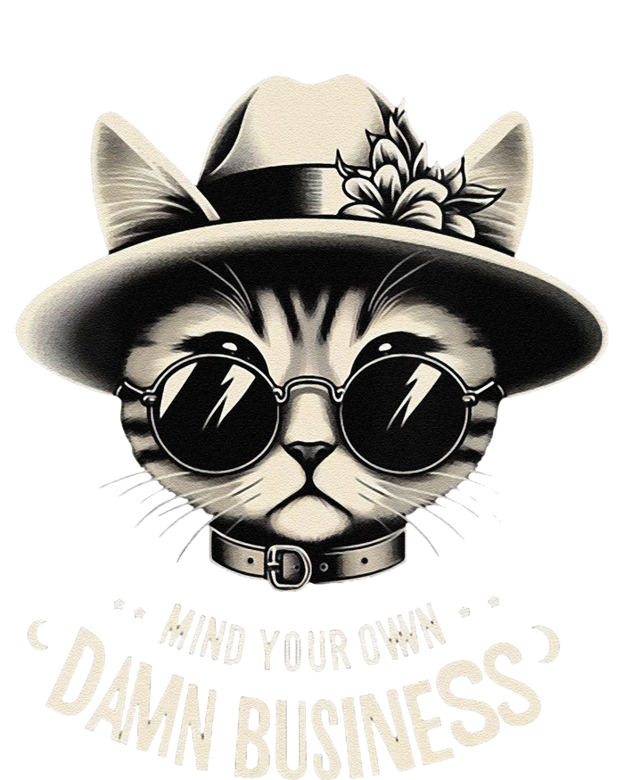 Walz Mind Your Own Damn Business Harris Waltz Cat Lady T-Shirt