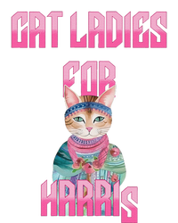 Cat Ladies For Harris Presidential Election Kids Hoodie