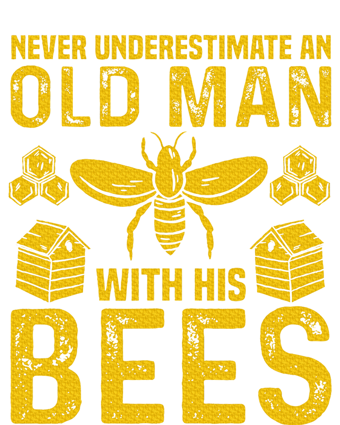 Apiary Bee Keeper An Old Man With His Bees Beekeeping T-Shirt